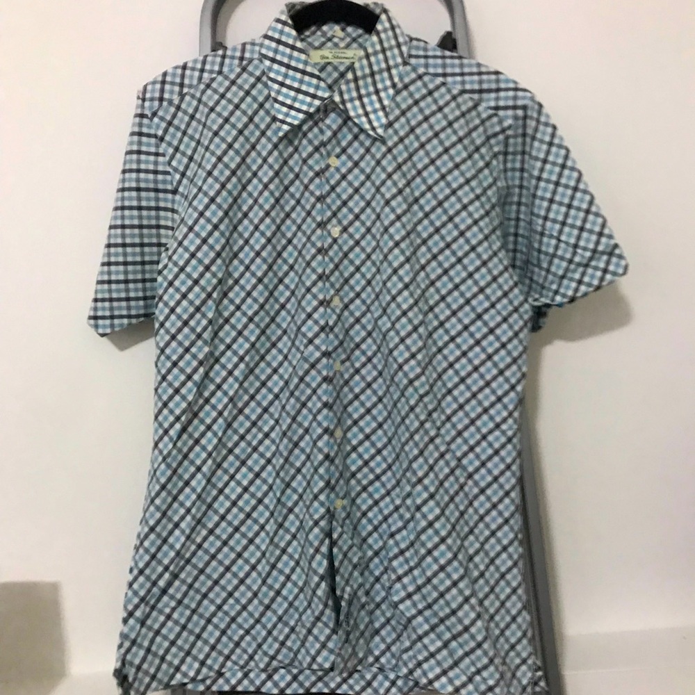 Ben Sherman Mens Button Down Short Sleeved Shirt